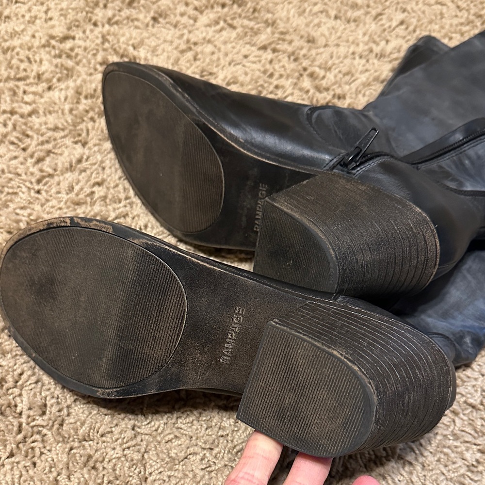 NWOT Rampage Black Boots - Picture 2 of 5